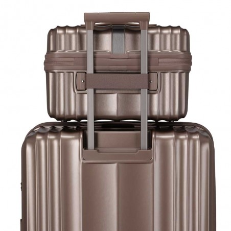 Travelite | Vanity case rigide "Paros" cappuccino | Beauty case femme cosmétiques haute qualité grande taille Travelite | Vanity case rigide "Paros" cappuccino | Beauty case femme cosmétiques haute qualité grande taille