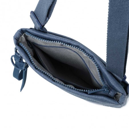 Hedgren | Sac bandoulière "Leonce" jean vintage indigo | Sac pochette femme porté croisé léger recyclé pas cher Hedgren | Sac bandoulière "Leonce" jean vintage indigo | Sac pochette femme porté croisé léger recyclé pas cher