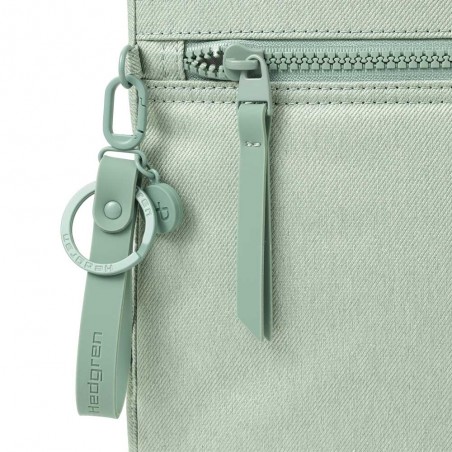 Hedgren | Sac bandoulière "Leonce" jean nénuphar | Sac pochette femme porté croisé léger recyclé pas cher Hedgren | Sac bandoulière "Leonce" jean nénuphar | Sac pochette femme porté croisé léger recyclé pas cher