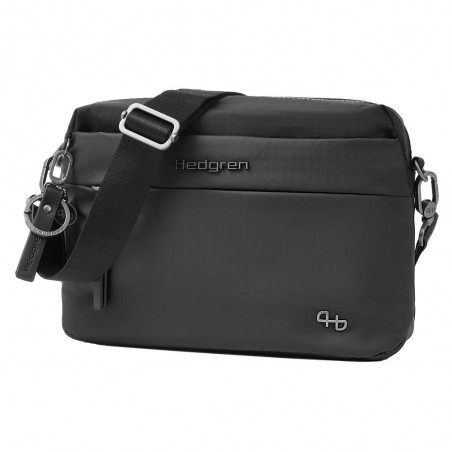 Hedgren | Sac bandoulière "Totoi" noir | Sac femme porté croisé léger design élégant haute qualité matière recyclée Hedgren | Sac bandoulière "Totoi" noir | Sac femme porté croisé léger design élégant haute qualité matière recyclée
