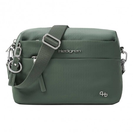 Hedgren | Sac bandoulière "Totoi" duck green | Sac femme porté croisé léger design élégant haute qualité matière recyclée Hedgren | Sac bandoulière "Totoi" duck green | Sac femme porté croisé léger design élégant haute qualité matière recyclée