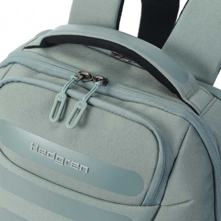 Hedgren | Sac à dos "Handle" M gris vert | Sac à dos ordinateur homme femme quotidien business loisirs pas cher