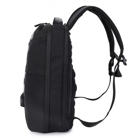 Hedgren | Sac à dos "Handle" M noir | Sac à dos ordinateur homme femme quotidien business loisirs pas cher