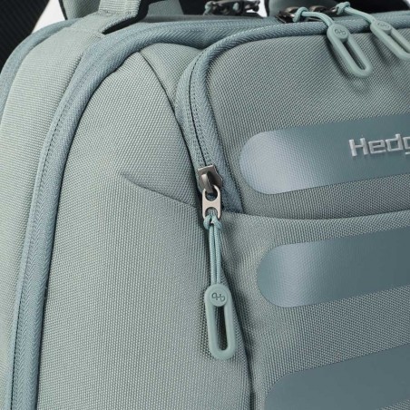 Hedgren | Sac à dos "Handle" M gris vert | Sac à dos ordinateur homme femme quotidien business loisirs pas cher