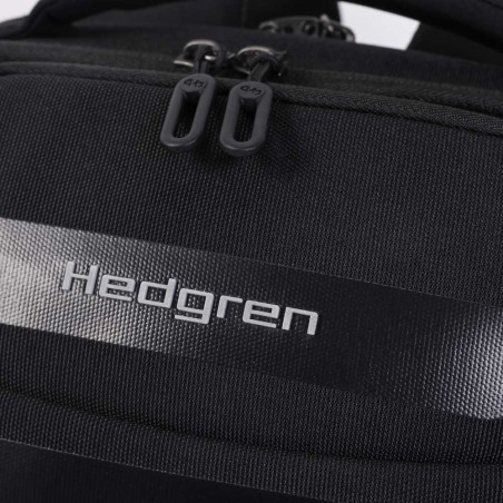 Hedgren | Sac à dos "Handle" M noir | Sac à dos ordinateur homme femme quotidien business loisirs pas cher