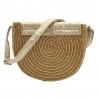 Les Tropéziennes par M.Belarbi | Sac bandoulière à rabat "Dario" beige | Sac femme porté croisé style bohème chic doré Les Tropéziennes par M.Belarbi | Sac bandoulière à rabat "Dario" beige | Sac femme porté croisé style bohème chic doré