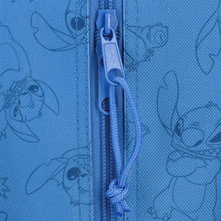 Disney | Trousse triple Stitch "Happy" | Trousse scolaire 3 compartiments imprimé Stitch original pas cher Disney | Trousse triple Stitch "Happy" | Trousse scolaire 3 compartiments imprimé Stitch original pas cher