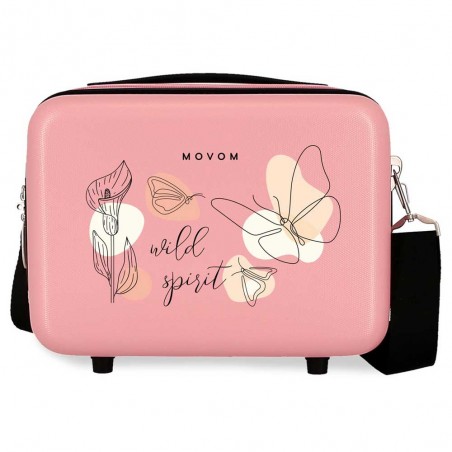 Movom | Vanity case "Wild Spirit" rose blush | Beauty case femme fille design original pas cher Movom | Vanity case "Wild Spirit" rose blush | Beauty case femme fille design original pas cher