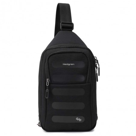 Hedgren | Sacoche monobretelle "Sling" noir | Sac homme porté croisé sport loisirs haute qualité Hedgren | Sacoche monobretelle "Sling" noir | Sac homme porté croisé sport loisirs haute qualité