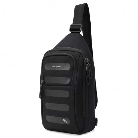 Hedgren | Sacoche monobretelle "Sling" noir | Sac homme porté croisé sport loisirs haute qualité Hedgren | Sacoche monobretelle "Sling" noir | Sac homme porté croisé sport loisirs haute qualité