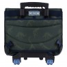 Tann's | Cartable à roulettes Tann's 38cm "Timothée" kaki broderies dinosaures | Sac scolaire trolley garçon pas cher Tann's | Cartable à roulettes Tann's 38cm "Timothée" kaki broderies dinosaures | Sac scolaire trolley garçon pas cher