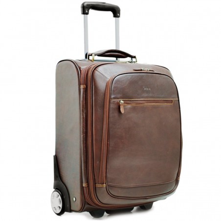 Valise Cabine Cuir KATANA 50cm - Marron