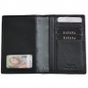 Etui pour passeport en cuir KATANA noir | Protège-passeport voyages homme femme Etui pour passeport en cuir KATANA noir | Protège-passeport voyages homme femme