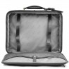 Pilot case affaires en cuir 17" KATANA noir | Bagage à roulettes professionnel business compatible cabine avion Pilot case affaires en cuir 17" KATANA noir | Bagage à roulettes professionnel business compatible cabine avion