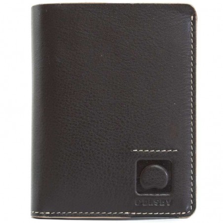 Portefeuille homme en cuir DELSEY "Aurore" - marron