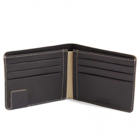 Portefeuille homme en cuir DELSEY "Aurore" - marron Portefeuille homme en cuir DELSEY "Aurore" - marron