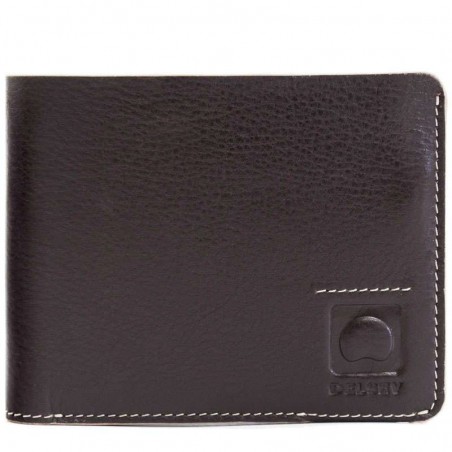 Portefeuille homme en cuir DELSEY "Aurore" - marron Portefeuille homme en cuir DELSEY "Aurore" - marron