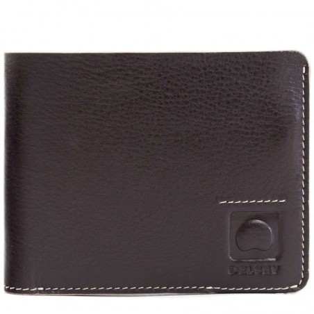 Portefeuille homme en cuir DELSEY "Aurore" - marron