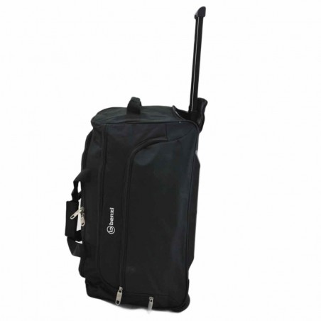 Sac de voyage à roulettes BENZI 52cm noir | Sac de voyage trolley pas cher