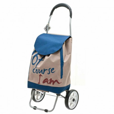 Chariot de marché SECC "Of course" beige | Caddie de courses à roulettes de qualité pas cher Chariot de marché SECC "Of course" beige | Caddie de courses à roulettes de qualité pas cher