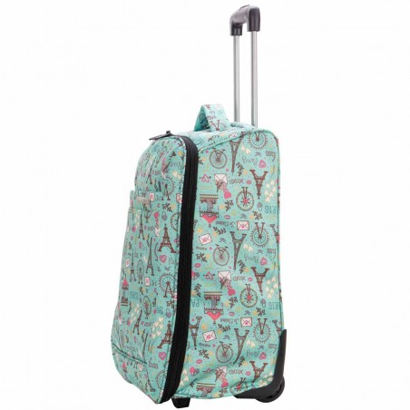 Valise cabine pliable MADISSON imprimé Paris Tour Eiffel Valise cabine pliable MADISSON imprimé Paris Tour Eiffel