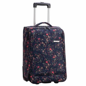Valise cabine 2 roues pliable Madisson imprimé Fleurs.